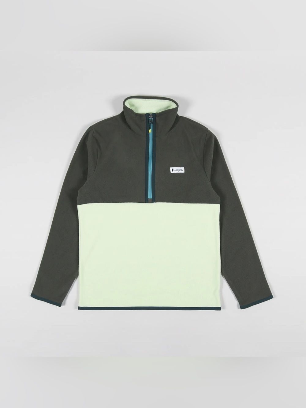 Cotopaxi Amado Half Zip Fleece Pullover Lightweight Jacket in Iron/Lichen sz XXL